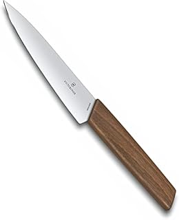 Victorinox 6901015G Swiss Modern Walnut 15cm Kitchen Chef Knife - Stainless Steel