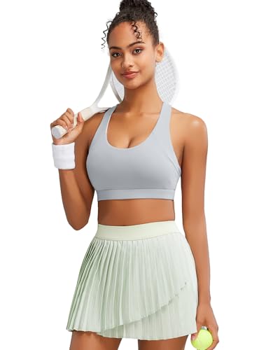 Image of RUNNING GIRL Sports Bras for Women,Seamless Strappy Sports Bra High Support Crisscross Back with Removable Pads