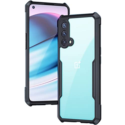 Image of RIGGEAR Xundd Back Cover Case for OnePlus Nord CE 5G (Armor|PC and TPU|Black|Clear)