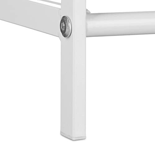 Relaxdays Scarpiera 2 Ripiani in Metallo, 6 Paia