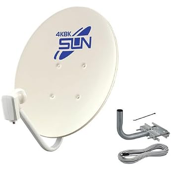SUN Electronics 4K8K BS 110 Degree CS Antenna Set CBK45S 1 Unit