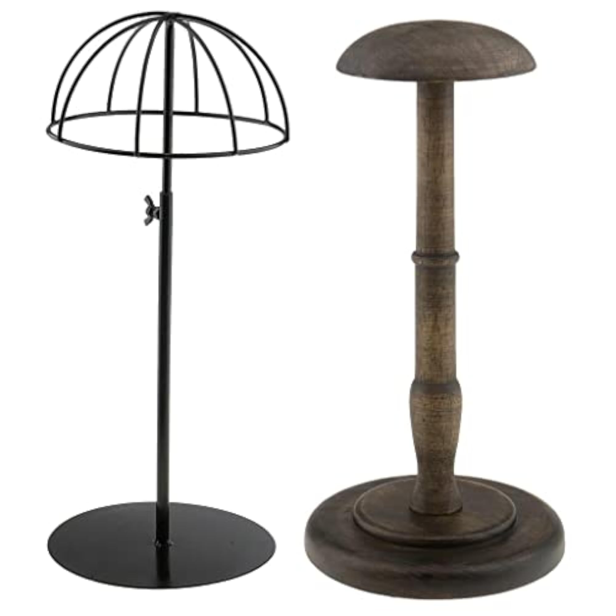 2pcs Stable Hat Cap Helmet Rack Storage Display Stand