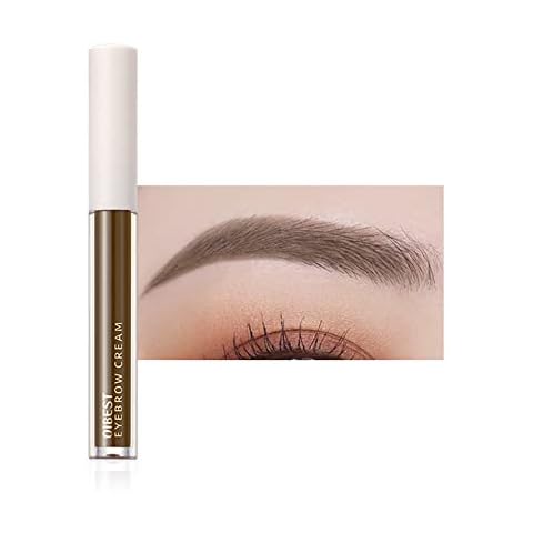 QiBest's new professional three-dimensional dyed eyebrow cream eye makeup does not fade, does not fade, dyed eyebrow liquid, waterproof and sweat-proof eyebrow glue, fast styling (D) Cover