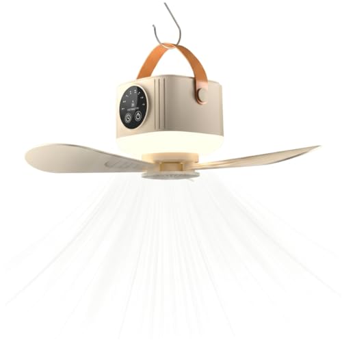 Ventilador de techo de 7200mah portátil con control remoto y soporte múltiple 2