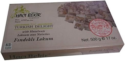 Turkish Delight with Hazelnuts (Haci Bekir - 17oz.)