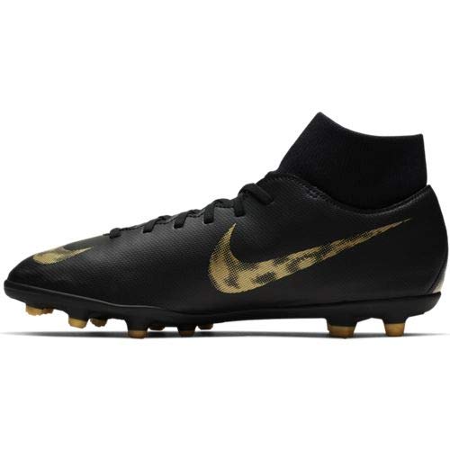 Nike Men s Superfly 6 Club (MG) Multi Ground Soccer Cleat Black Metallic Vivid Gold Size 7 M US