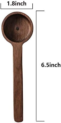 Master Srlin Long Handle Coffee Scoop with Black Walnut 10g Coffee Spoon. Measuring for Coffee Beans or Tea.Tablespoon. Coffee Accessories, Coffee Scoop 2 Tablespoon, Coffee Measuring Scoop.