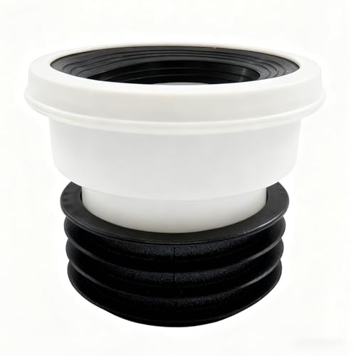 Image of Straight WC Toilet Pan Connector, 110 mm Toilet Drain Pipe, PP Straight Drain Pipe