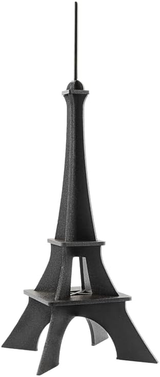 Metallic Designer Eiffel Tower Table Decor | Paris Landmark Sculpture for Home Office Desk Shelf | Modern Architectural Decorative Showpiece | Black Color