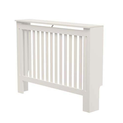 BELOFAY Radiator Cover White | Stylish & Compact Radiator Shelf with Top Surface | Durable, Space-Saving & Heat-Efficient | Ideal for Modern Homes | Easy Assembly (Classic, Medium)