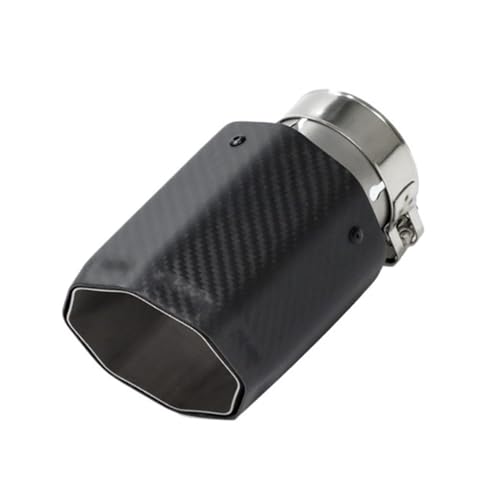 Fibre de carbone mate pour tuyau d'échappement de voiture haut de gamme universel