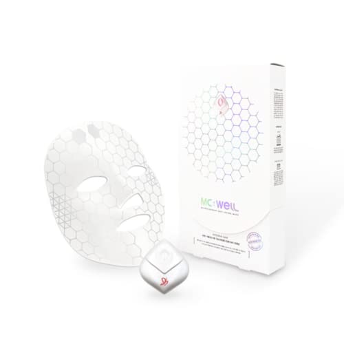 CELLPOD-MCWELL-10-Sheets-of-Microcurrent-Anti-Aging-Silver-Facial-Mask-Intensive-Care-10-Sheets-of-Masksheets-together-with-1-Device