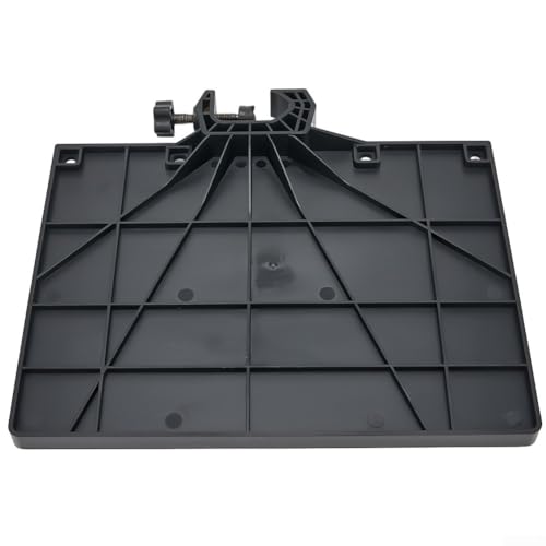 Soporte de micrófono para bandeja de tarjeta de sonido con borde elevado artículos de rodar abrazadera ajustable adecuado para soporte de trípode y tubos de hasta 2 5 cm de largo