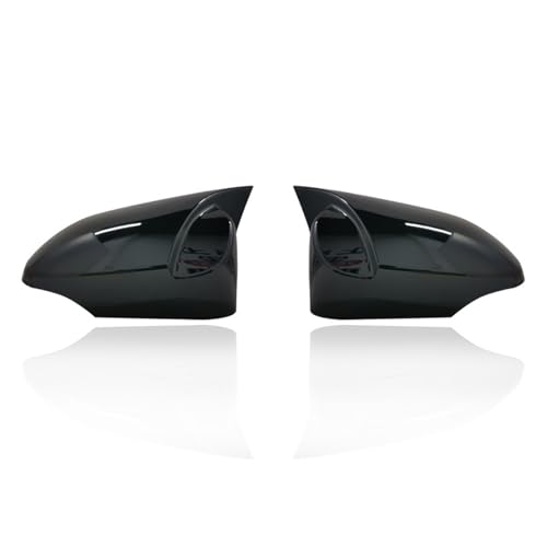 Carcasa del espejo retrovisor Para Toyota Para Yaris 2012-2019 Cubierta del espejo retrovisor Carcasa de la tapa lateral puerta ala(Bright black)