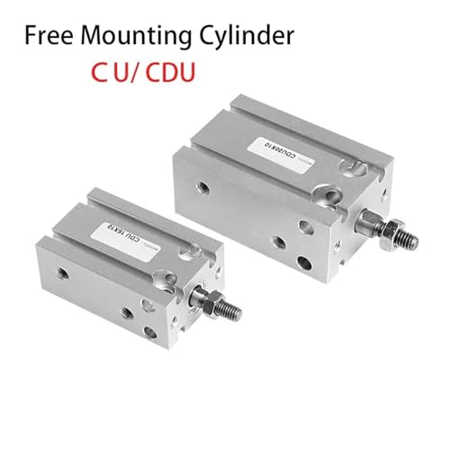 Vérin pneumatique double effet CDU mini vérin à tige filetée 20mm