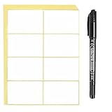 Taille optimale : dimensions totales de la feuille d'étiquettes 214 x 154 mm, les étiquettes individuelles offrent suffisamment d'espace pour des inscriptions claires