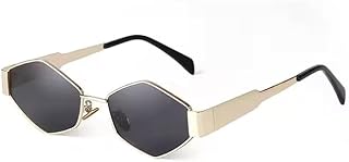 KRILLEN SHADES Black Diamond Style Silver Metal Sunglasses/Goggles For Women's- UV Protected-UV Protected