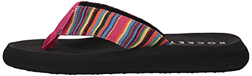 Rocket Dog Women's Spotlight Flip Flop Sandal, Aloe Pink Multi, 9 #TOP7