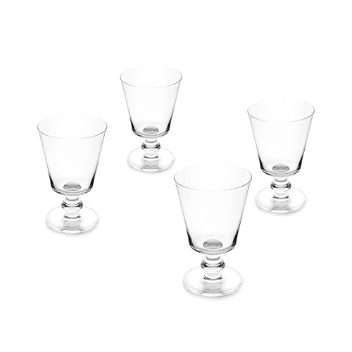 Jamie Oliver Big Love Winning Wine Glasses Elegant 270ml Wine Goblets Set of 4 Ideal Drinkware for Red Wine White Wine Perfect for Home Dinner Parties Dishwasher Safe Gift Boxed
