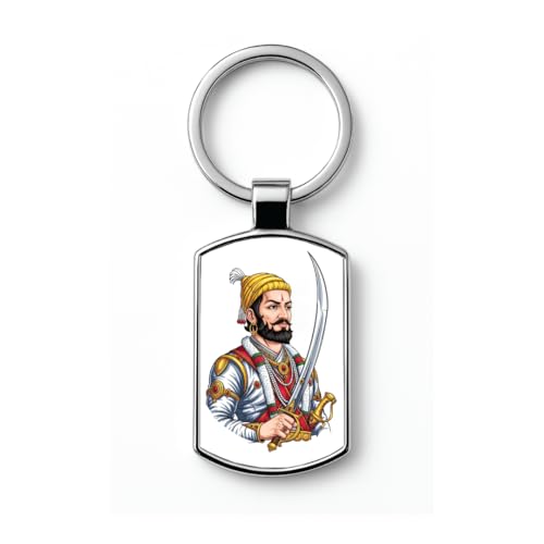 Image of Stylish Metal Keychains with Permanent Glossy Print - Inspirational Quotes & Spiritual Designs - Perfect Key chains for loved ones, Personal Use, Gifts & Return Gifts