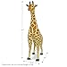 Melissa & Doug Giant Giraffe Stuffed Animal, Lifelike Plush Toy Stands Over 4-Feet Tall, Surface Washable Pretend Play Toddler Toys for Girls & Boys 3+
