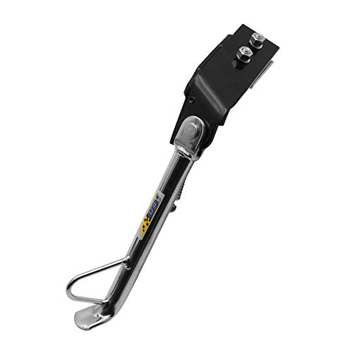 BEQUILLE SCOOT LATERALE ADAPTABLE PEUGEOT 50 SPEEDFIGHT-1 ET 2 CHROME -IGM-