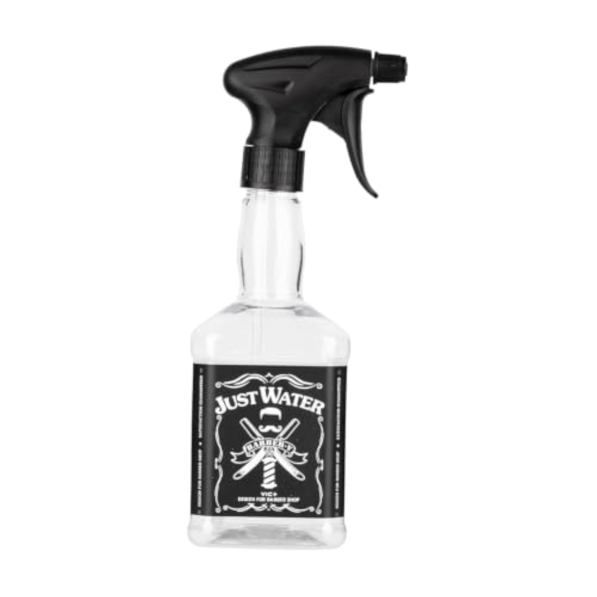 Vintage Barber Water Spray Bottle, Adjustable Fine Mist & Stream Nozzle