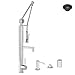 Waterstone 3700-4-VB Contemporary Gantry Faucet Straight Spout 4pc. Suite Venetian Bronze