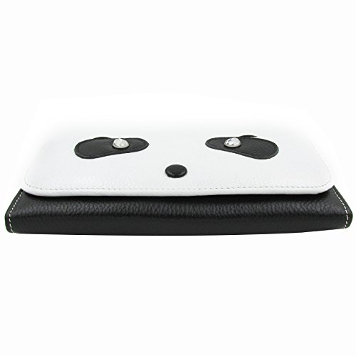 Artseye Genuine Leather Cute Panda Envelop Wallet Clutch (Style A) #TOP2