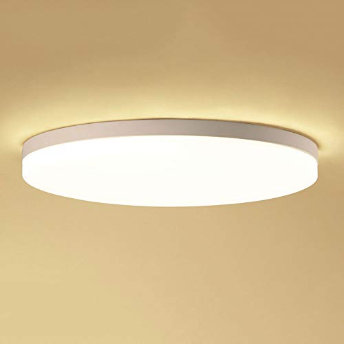 Plafonnier en acrylique LED au design moderne et finitions soignées