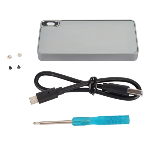 Caja externa M.2 NGFF a USB 3.1 para SSD SATA aluminio miniatura 1
