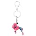 Produktbild GPZEDCDB Schlüsselanhänger Schlüsselring Acryl Bunte Trendy Pudel Hund Schlüsselanhänger Ringe Tier Schmuck Für Frauen Mädchen Damen Handtasche Geldbörse Charms