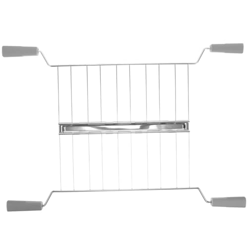 CONGARTENO Rejilla De Calentamiento para Accesorio De Cocina Soporte De Pan para Sandwiches Compatible Mayoría De Tostadoras Diseño Antideslizante y Seguro para Desayunos y Snacks