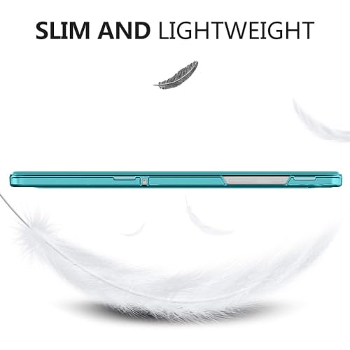 Image of MoKo Case for Galaxy Tab A9+ /A9 Plus 11 inch 2023, Slim Stand Protective Smart Cover with Hard PC Translucent Back Shell for Tab A9 Plus Tablet (SM-X210 /X216 /X218), Auto Wake /Sleep, Azure