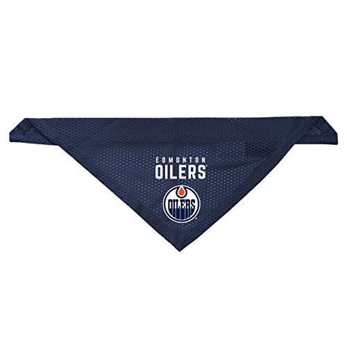 Littlearth Edmonton Oilers Dog Cat Mesh Jersey Bandana L/XL