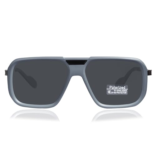 Image of Dervin UV Protected Polarized Square Sunglasses for Men and Women