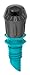 Price comparison product image Gardena Micro-Drip-System Spray Nozzle 90 degrees: 90 degree spray head, adjustable, water-saving sprinkling, spraying range 2.5 m, 5 units (13320-20), Anthracite, Turquoise