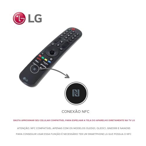 Controle Remoto LG Para Tv Com Comando De Voz MR23GN Original