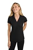 Port Authority L572 Women's Dry Zone Grid Polo Black Small