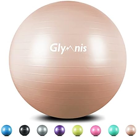 Glymnis Pelota de Pilates Pelota Anti-Burst para Pilates Gimnasia...