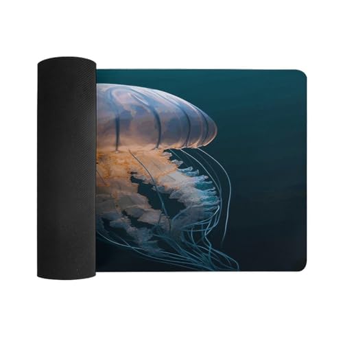 3D Jellyfish Desk Pad resistente y antideslizante 30x60cm miniatura 3