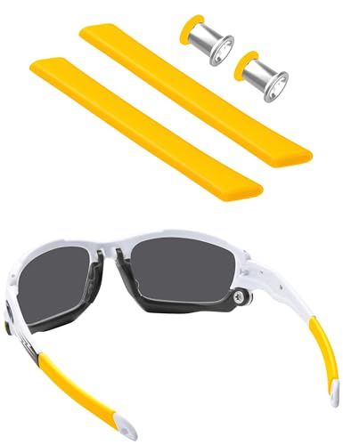 Image of BLAZERBUCK Replacement Earsocks & Bolt for Oakley Jawbone /Racing Jacket /Split Jacket Sunglasses - Yellow