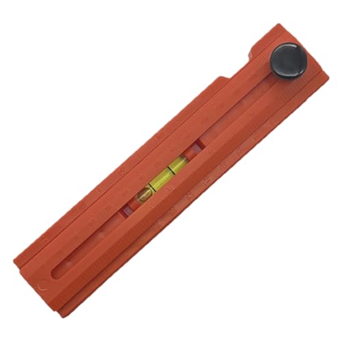 Sghtil transportador de ángulo deslizante - Regla de medición para trabajo de madera métrica e imperial | Escuadra de deslizamiento horizontal ergonómica,Carpintería Construcción Ebanistería Bricolaje