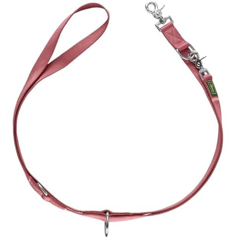 Inari Adjustable Dog Lead in Pastel Red Cover