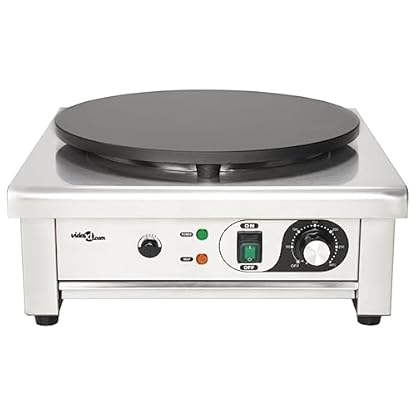 vidaXL Crepe Maker Elektrisch 40cm 3000W Crepeseisen Crepesplatte Crepesgerät – Bild 4
