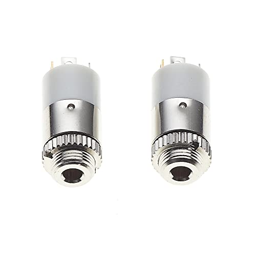 Keple 2.5mm Jack Socket, Stereo, Chassis, Panel Plating Mount Solder Connector With 2 Terminals And Locking Nut - Image 2