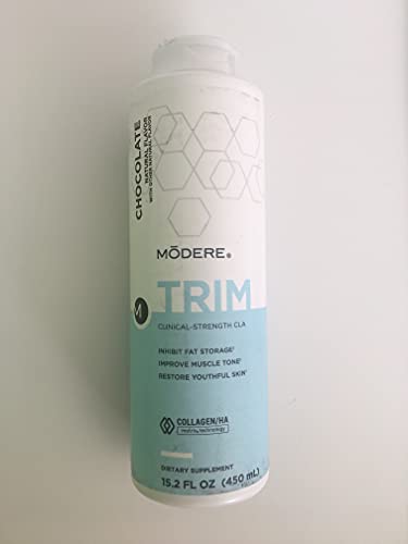 MODERE Trim Chocolate Collagen Dietary Supplement, 15.2 fl oz (450 mL)