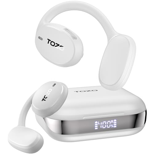 TOZO OpenEgo ���C�����X �C���z�� bluetooth 5.3 �I�[�v���C���[ �ɏ�̃t�B�b�g�� �����ǂ��Ȃ� LED �f�B�X�v���C AI �ʘb���m�C�Y���_�N�V���� ��70~80h�Đ� IPX5�h�� �C���z�����C�����X �Ԃ�[�Ƃ�[�� �C���z��