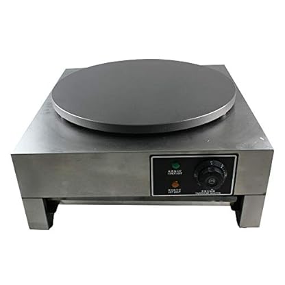 LENJKYYO Elektrischer Crepe Maker 40CM mit Ausziehbarem Tablett Crepesmaker Eingebauter Thermostat 50-300°C Stufenlos Einstellbar 3KW Crêpe Crepeseisen Pfannkuchen Maschine – Bild 6