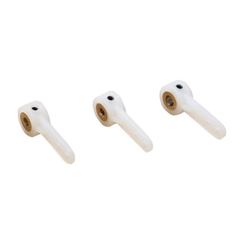 3PCS Nylon Steering Arm Rocker Shaft Inner Hole 2.6/3.1/4.1MM Landing Gear Rudder for RC Ship/Airplane DIY Model Accessories(2.6mm)